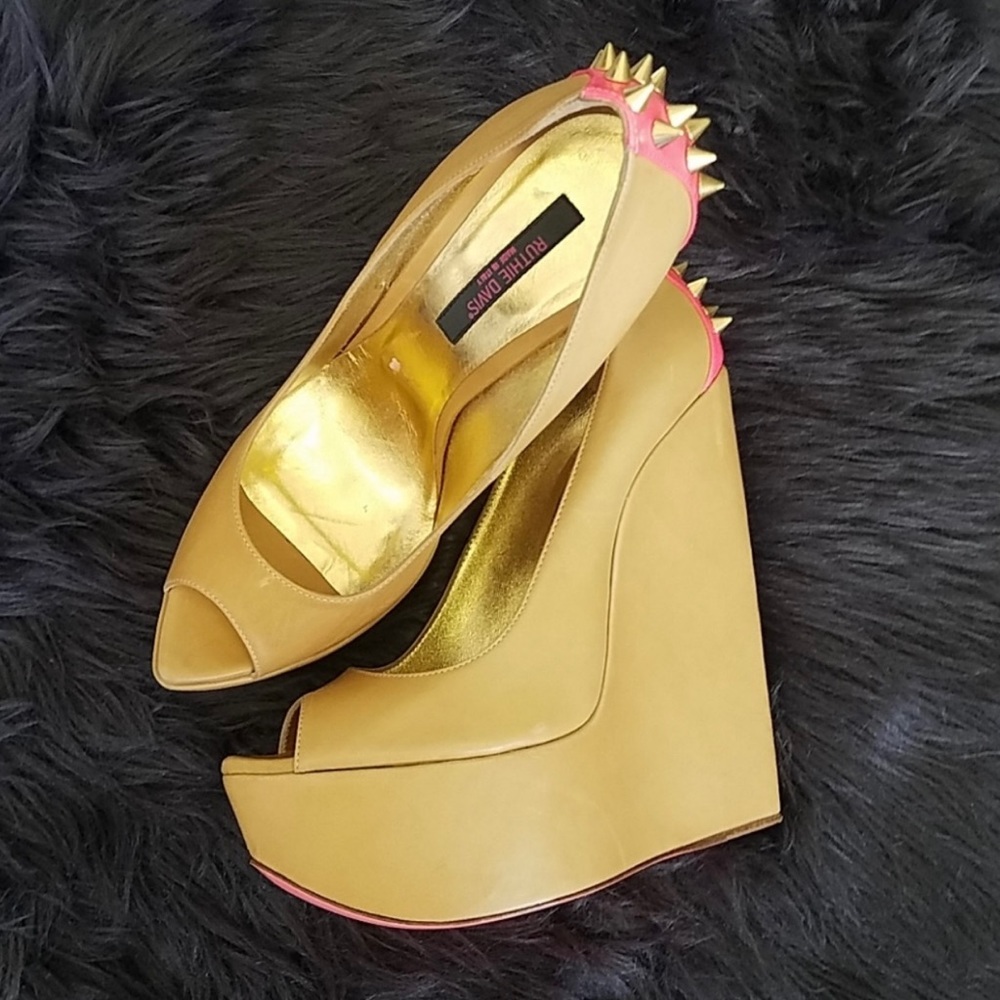 Ruthie Davis Cake Spiked Wedges